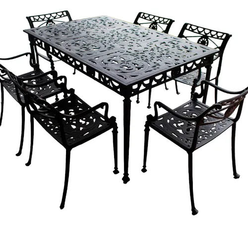 comprar Juego Jardín Sutra Con 6 Sillones Fundición Aluminio Calidad