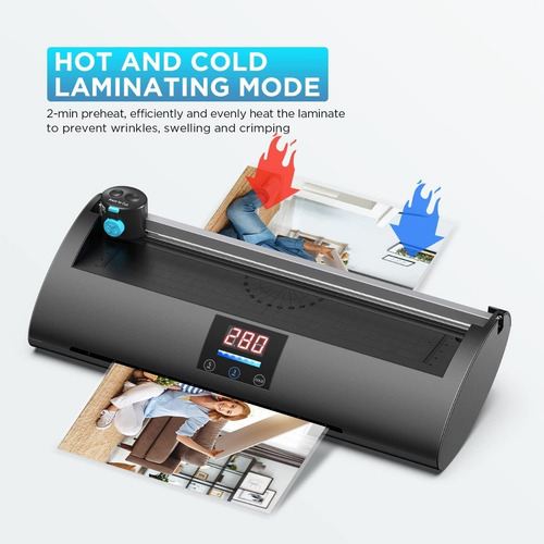 Imagen 2 de 2 de Laminadora Plastificadora Frio Y Caliente