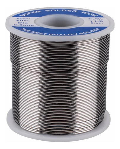 Estaño Tipo Fideo Profesional Marca Nippon 60/40 0.8mm 500g