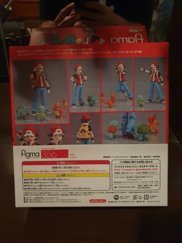Pokemon Figma Red, Squirtle, Charmander & Bulbasaur Original
