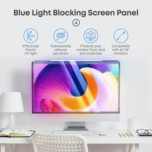 Panel Protector De Pantalla Con Bloqueo De Luz Azul