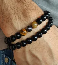 Comprar Set De Pulseras, Pulseras Caballero, Hombre, Onix, Piedras