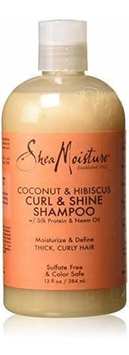 Shea Moisture Coconut Hibiscus Curling Shampoo-13 Oz