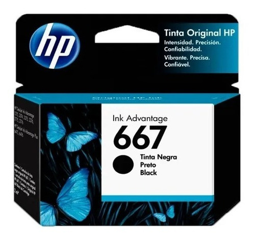 Oferta! Cartucho Hp 667 Original Negro Envío Gratis