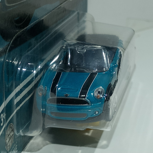 Matchbox 2010 Mini Cooper S Cabrio 3/6 Mini Ed-2024 Bb-1 Color Azul Acero