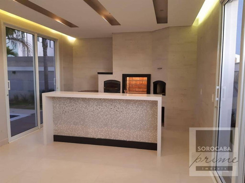 Imagem 23 de 30 de Sobrado Com 4 Dormitórios À Venda, 395 M² Por R$ 2.200.000 - Alphaville Nova Esplanada I - Votorantim/sp, Próximo Ao Shopping Iguatemi. - So0173