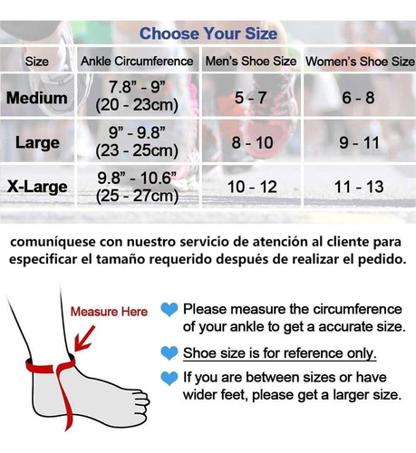 Tobillera Deportivas Ajustable Compresión,juego 2 Tobillera