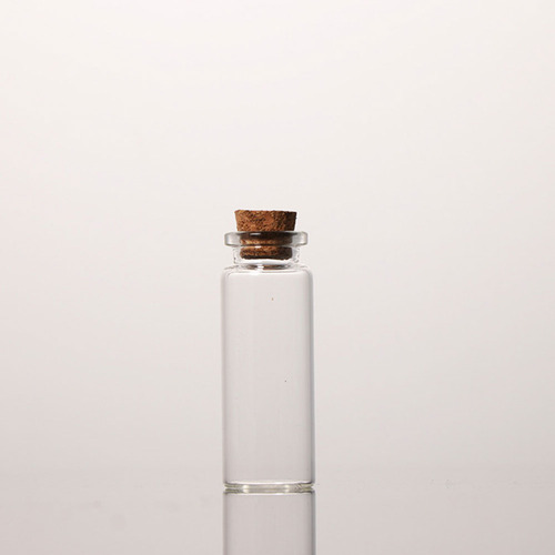12 Pequeñas Botellas De Vidrio, Tapones De Corcho, Minifrasc