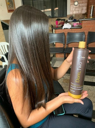 Escova Progressiva/ Mascara Dom Cosméticos Argan & Queratina Alisamento/tratamento De 2.5l 2.5kg