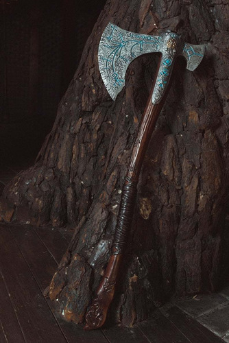 Imagen 3 de 4 de Arma Kratos Hacha Leviatán God Of War - Figura Plastica