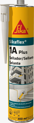 Sellador Sikaflex-1a Poliuretano Impermeable Sika 300ml Gris
