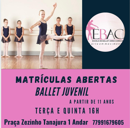 Imagem 3 de 4 de Aulas De Ballet Clássico Para Todas As Idades.