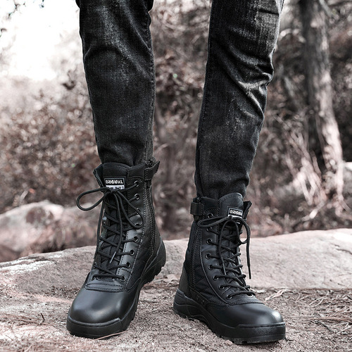 Botas Tácticas Militares Para Exteriores Para Hombre Policía