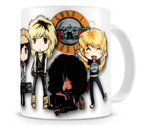 Anime Guns N Roses de Caneca