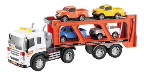 Caminhão De Brinquedo Shiny Toys Caminhão Transporte De Carga