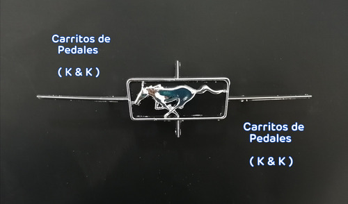 Carrito De Pedales Mustang Antiguo No/solo Emblema Caballito (Usado)