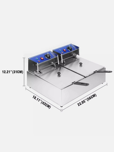 Freidora De Papas Eléctrica Nueva Acero