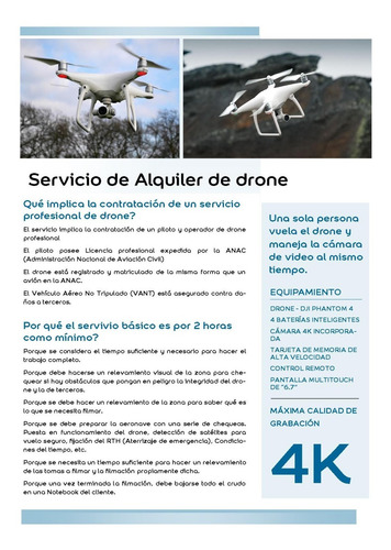 Imagen 10 de 10 de Alquiler Drone Filmación Aérea 4k Lic. Anac 100% Reputación