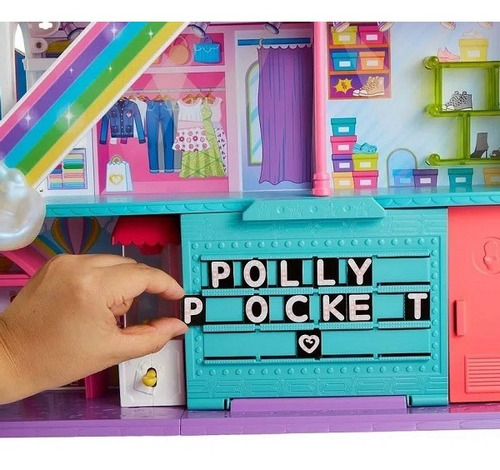 Boneca Polly Pocket Shopping Center Com 30 Acessórios Mattel