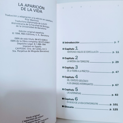 La Aparición De La Vida Francois Raulin
