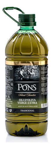 Aceite Oliva Extra Virgen Pons Tradicional Pet 3lts Pack X6