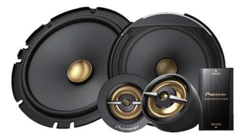 Set De Medios Pioneer Ts-a1608c 6.5 /twitter 1 /80w/2 Vías