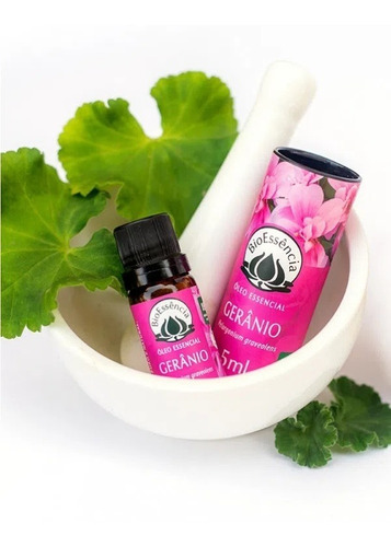 Óleo Essencial De Gerânio 5ml - Bioessência - Original