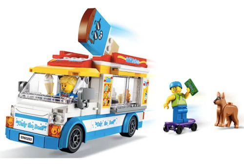 Lego City 60253 Ice Cream Truck Construir Camión De Helados
