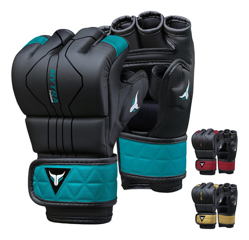 Mytra Fusion Guantes Mma Con Palma Ventilada Abierta, Guant.