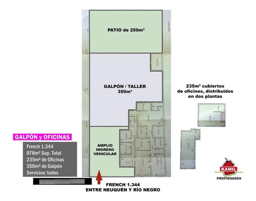 Imagen 2 de 4 de Galpón Y Oficinas En Venta