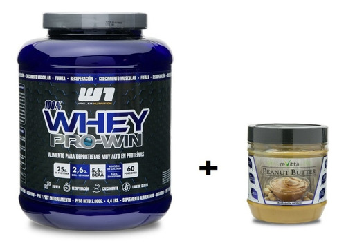 Whey Pro Win 2 Kilos + Peanut Butter 500 G De Regalo! Oferta