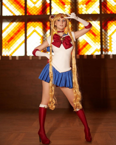 Disfraz Para Niña O Mujer De Sailor Moon Cosplay Deluxe