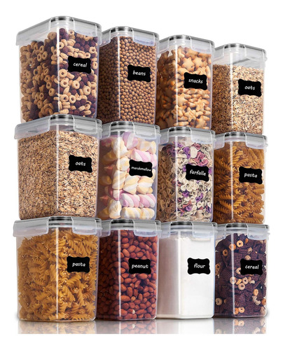 Vtopmart Contenedores Herméticos De Almacenamiento De 12 De
