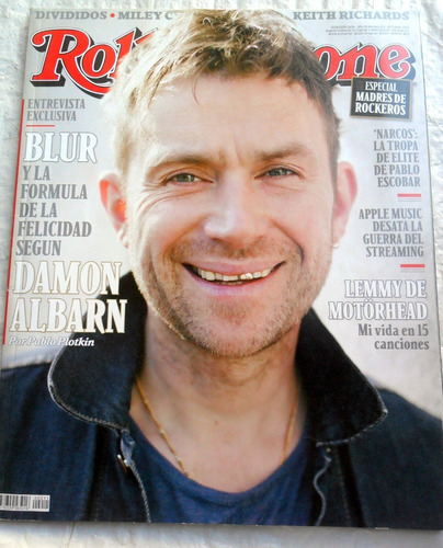 Rolling Stone 211 Blur Damon Albarn * Lemmy Motorhead * Luca