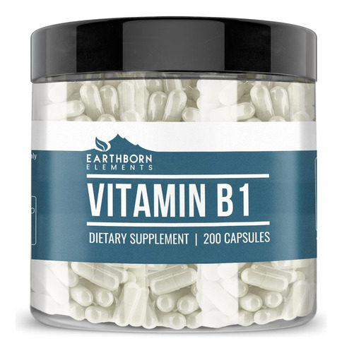 Vitamina B1 100mg Tiamina (200 Tabletas) Hecho En Usa