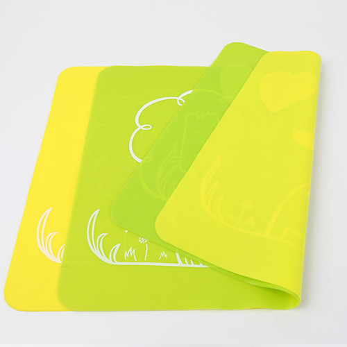 Manteles Individuales De Silicona Para Niños, Vajilla Flexib