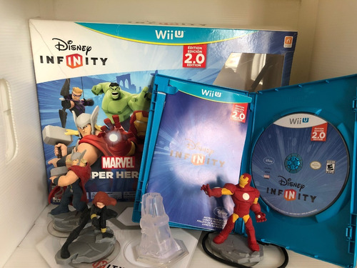 Disney Infinity Wii Avengers Set Pack Tor Ironman Black Wido