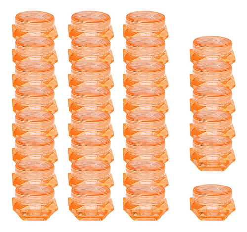 30x 3 Gramos Envases Cosméticos Con Tapas Frascos De Viaje