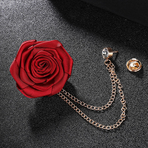 Broches De Rosas Artificiales Groom Boutonniere Para Novio