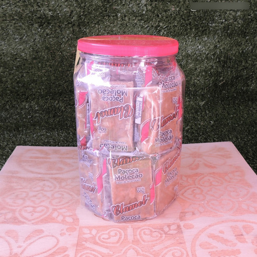 Doce De Paçoca Molecão - Clamel Pote Com 20 Unidades De 60g