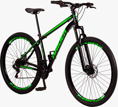 Bicicleta Montaña Freno De Disco Aluminio Rodado29 Shimano Color Verde/Negro Tamaño del cuadro XL