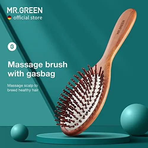 Mrgreen Cepillo Para El Cabello Cepillo Para Desenredar De