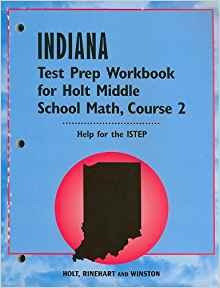 Holt Middle School Math Test Preparation Workbook Course 2