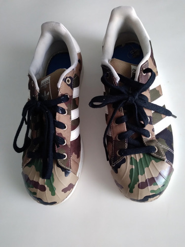 Zapatillas Superestar adidas Mujer Camufladas T 39,5 (Usado)