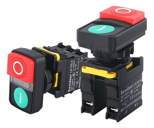 Gqmyok 1pcs Double Push Button Swith On Off Start Stop