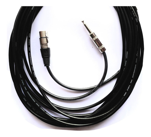 Cable Para Microfono De Xlr A Plug Mono De 30 Metros
