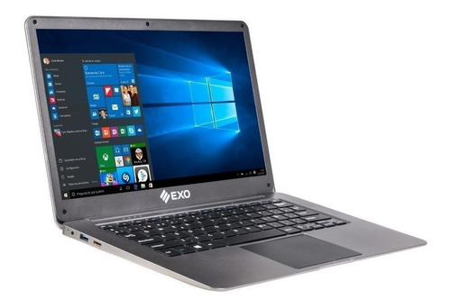 Notebook EXO Smart E24 gris 14.1", Intel Celeron J3160  4GB de RAM 500GB HDD, Intel HD Graphics 400 1920x1080px Windows 10 Home