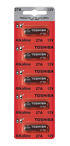 Pila Toshiba Alcalina 27a 12v X1 Cámara Control Remoto Febo