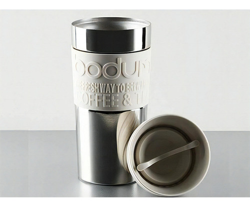 Termo De Viaje Acero Inoxidable Blanco 350 Ml Bodum