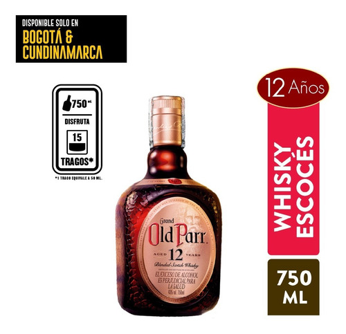 Whisky Old Parr 12 Años 750 Ml